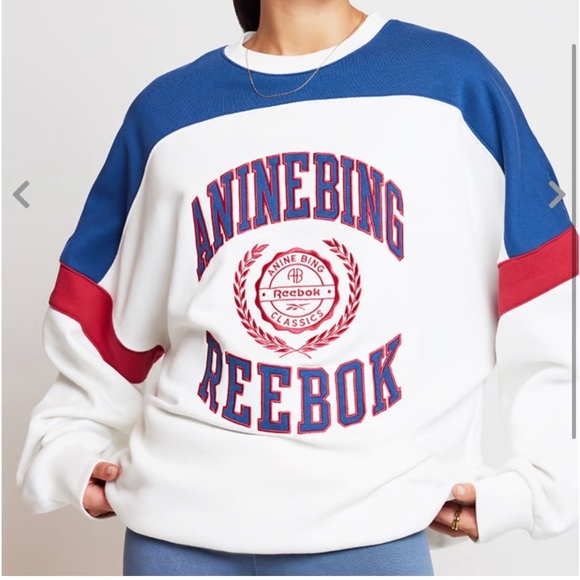 ANINE BING x Reebok Oversized Crew - Picture 1 of 5